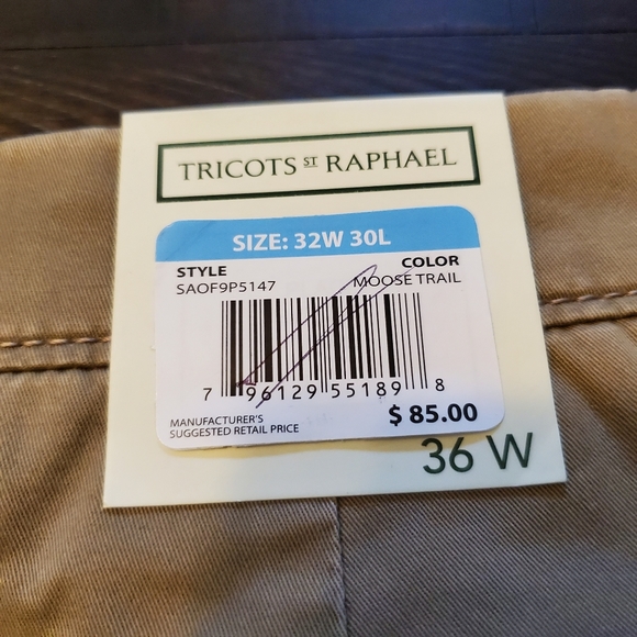 Tricot St. Raphael Cotton Stretch Washed Short - Picture 7 of 8